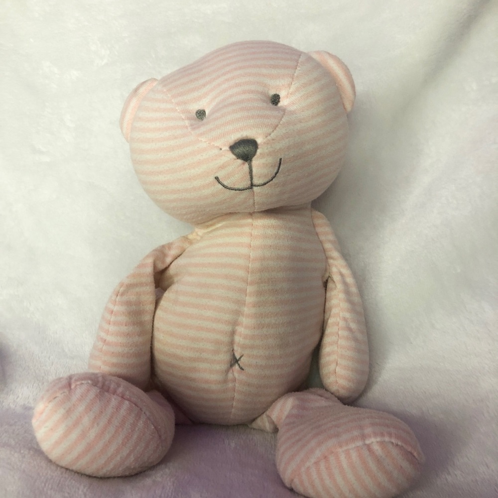 stripped bear plush